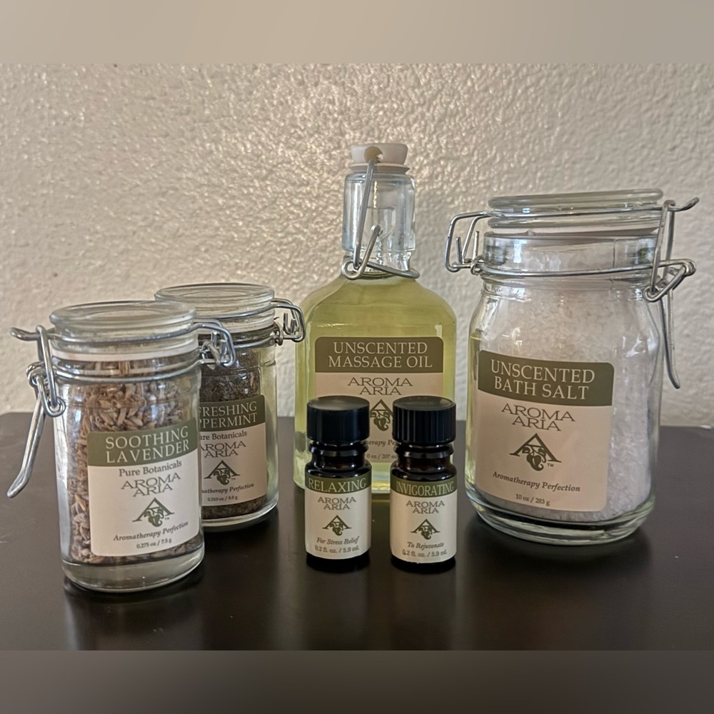 Aroma Aria Relaxation Bath & Body Set | Spa Gift Bundle Aromatherapy Collection
